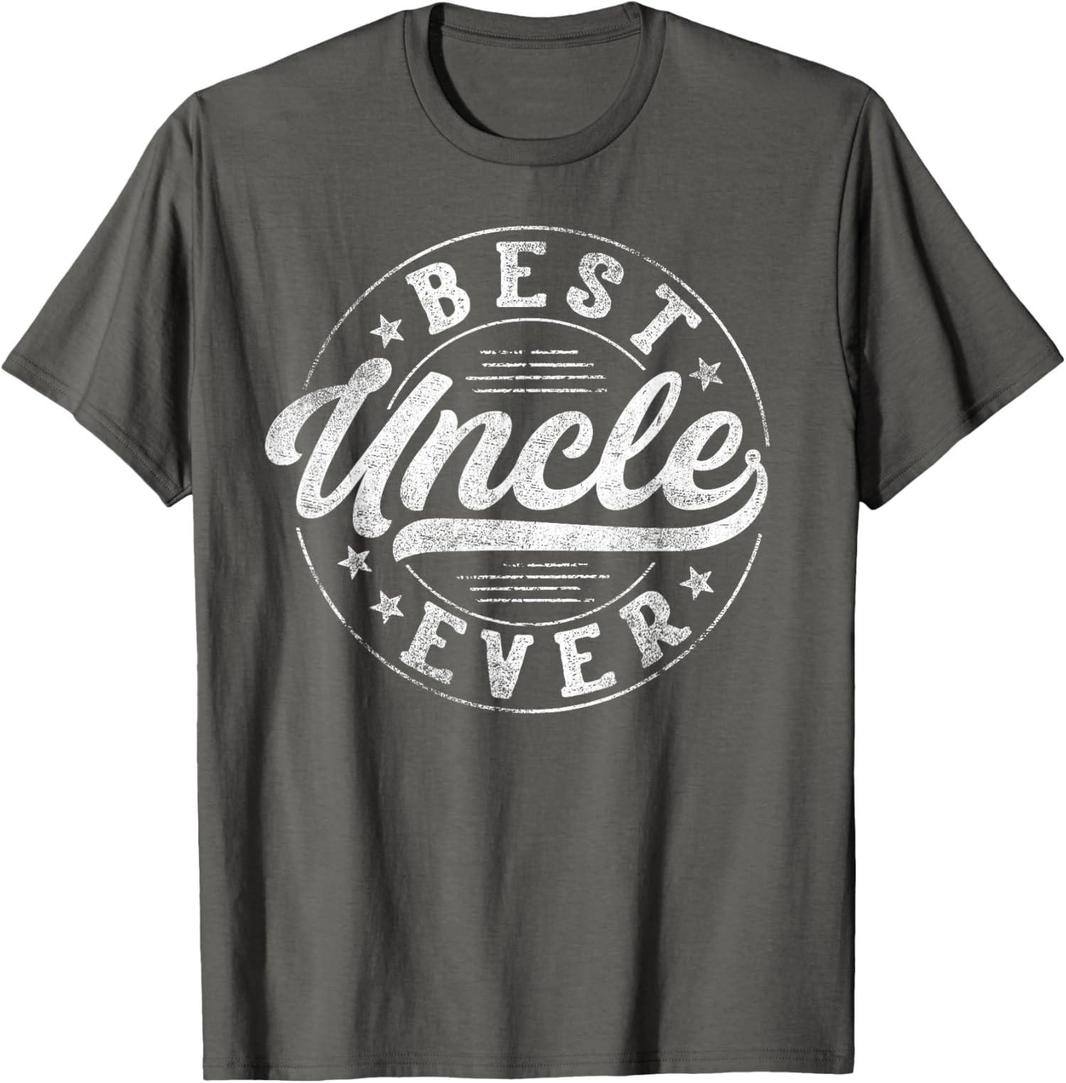 Best Uncle Ever Father s Day Uncle Gifts Vintage Unisex T-Shirt S разноцветный