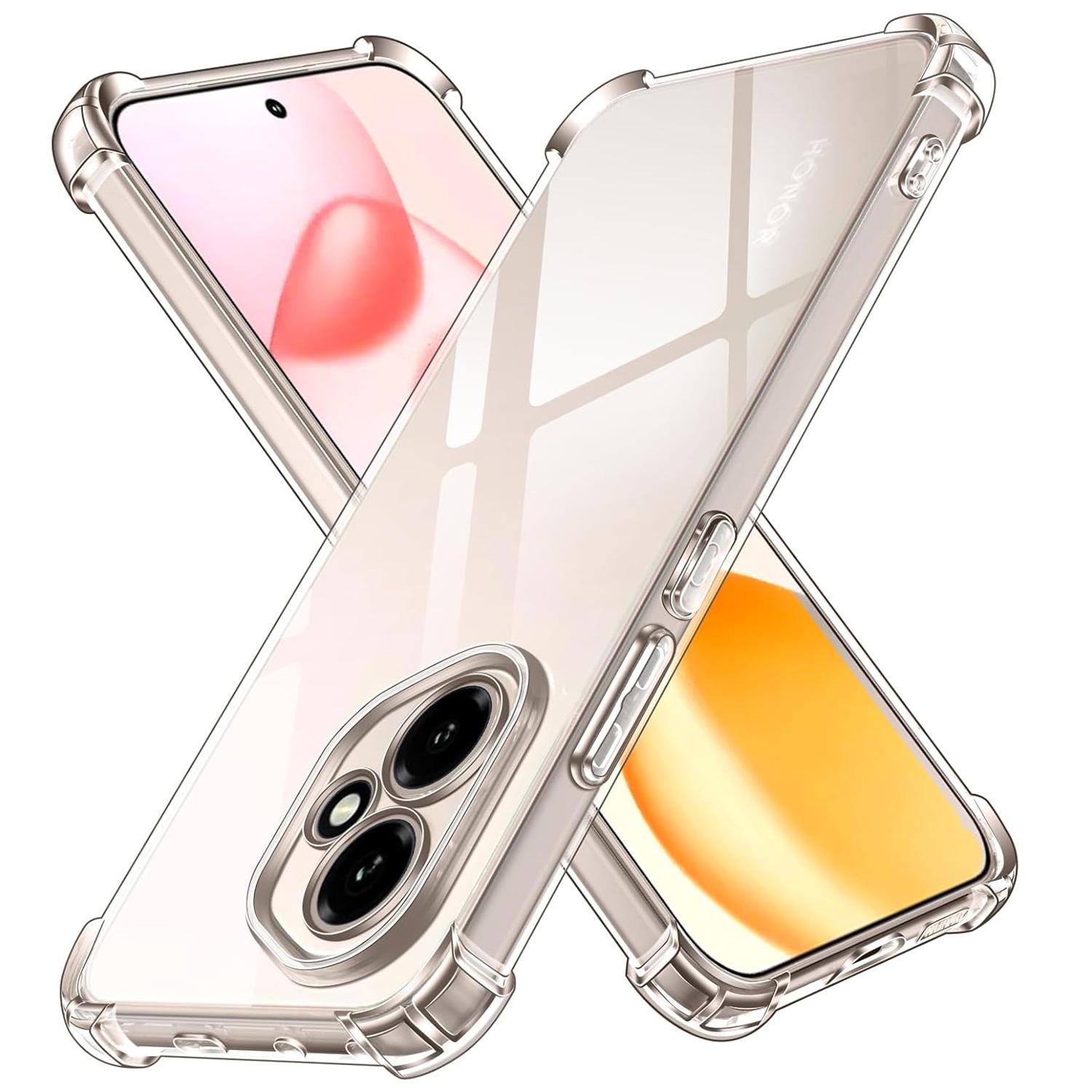 

Гибкий прозрачный чехол из ТПУ для Honor 400 Pro 5G Защитный чехол Ударопрочный каркас с четырьмя углами Coque Fundas Honor 400 Pro (Global)