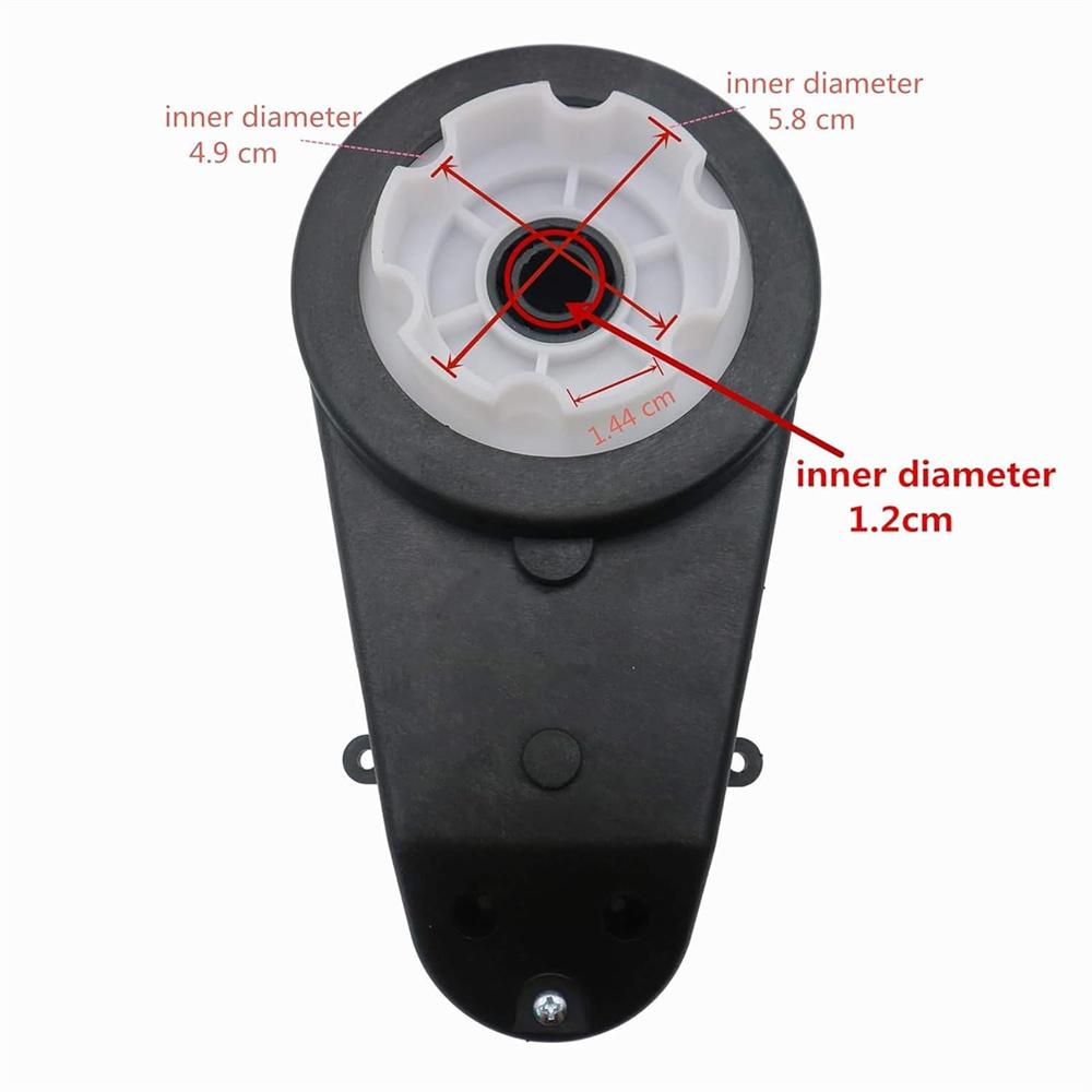 24V RS555 40000RPM DC Motor Gearbox Suitable For Children's Riding SUV