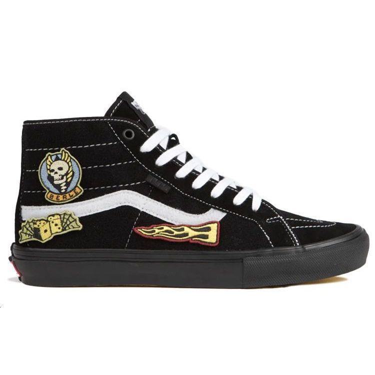 Elijah Berle x Vans Skate Sk8-Hi Decon Schwarz Unisex Sneaker VN0A5KYBBKA