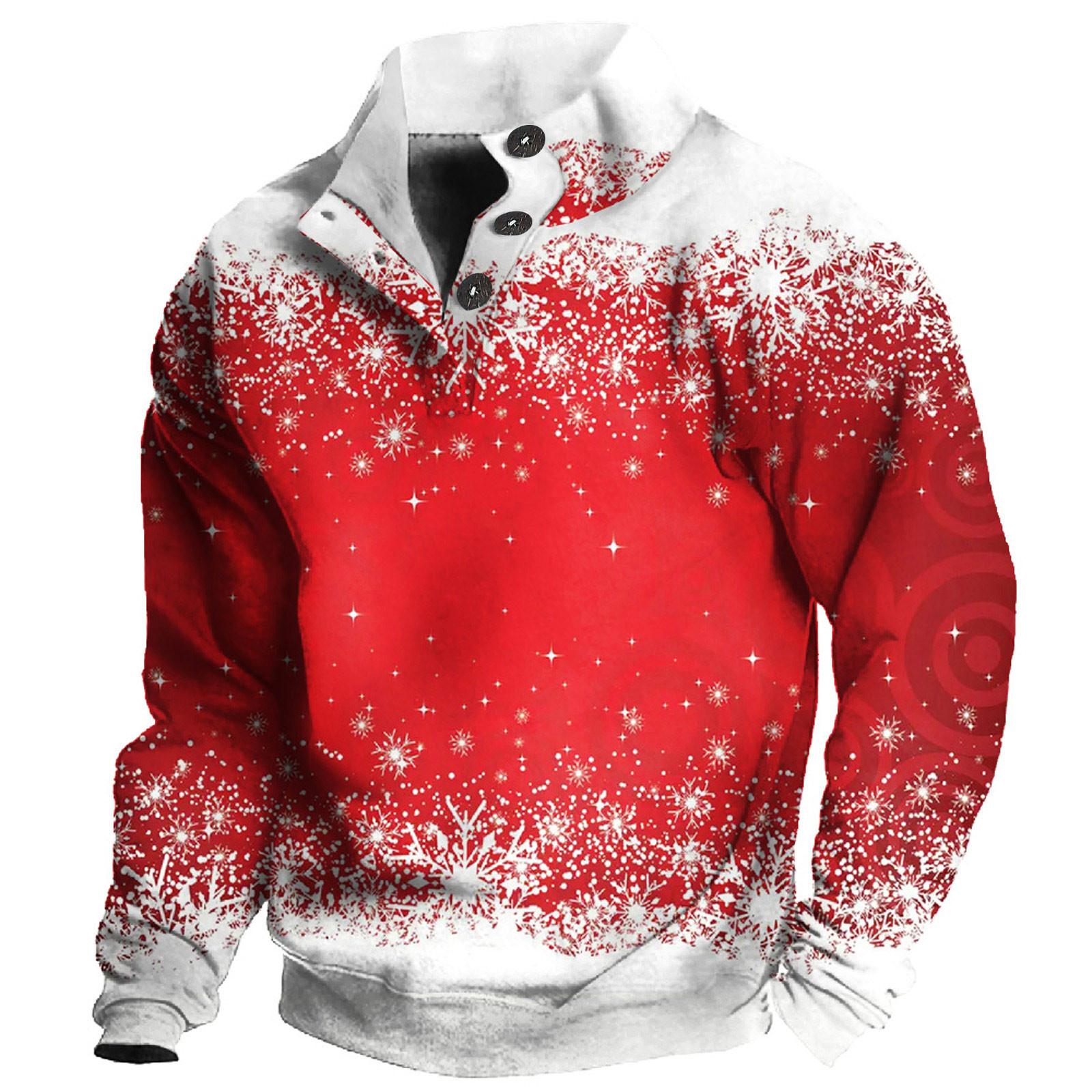 

Весенне-осенняя мужская толстовка с воротником-стойкой на открытом воздухе, повседневные свитера, топы M красный