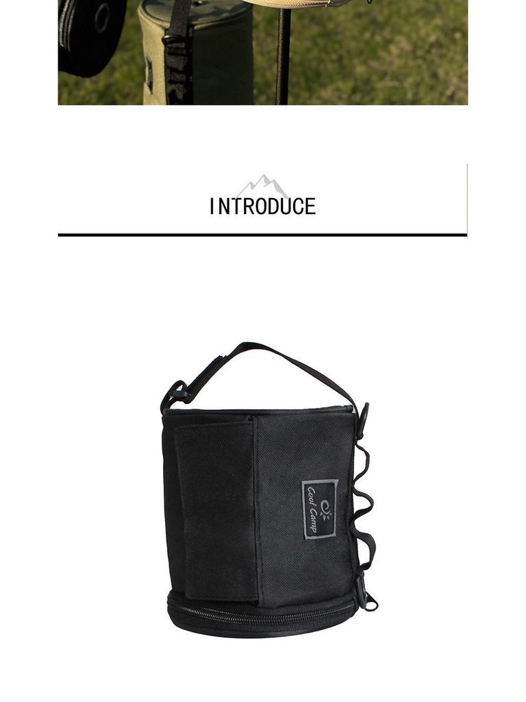 Multifunctional Outdoor Tissue Storage Bag with Light Pole Hanging Feature