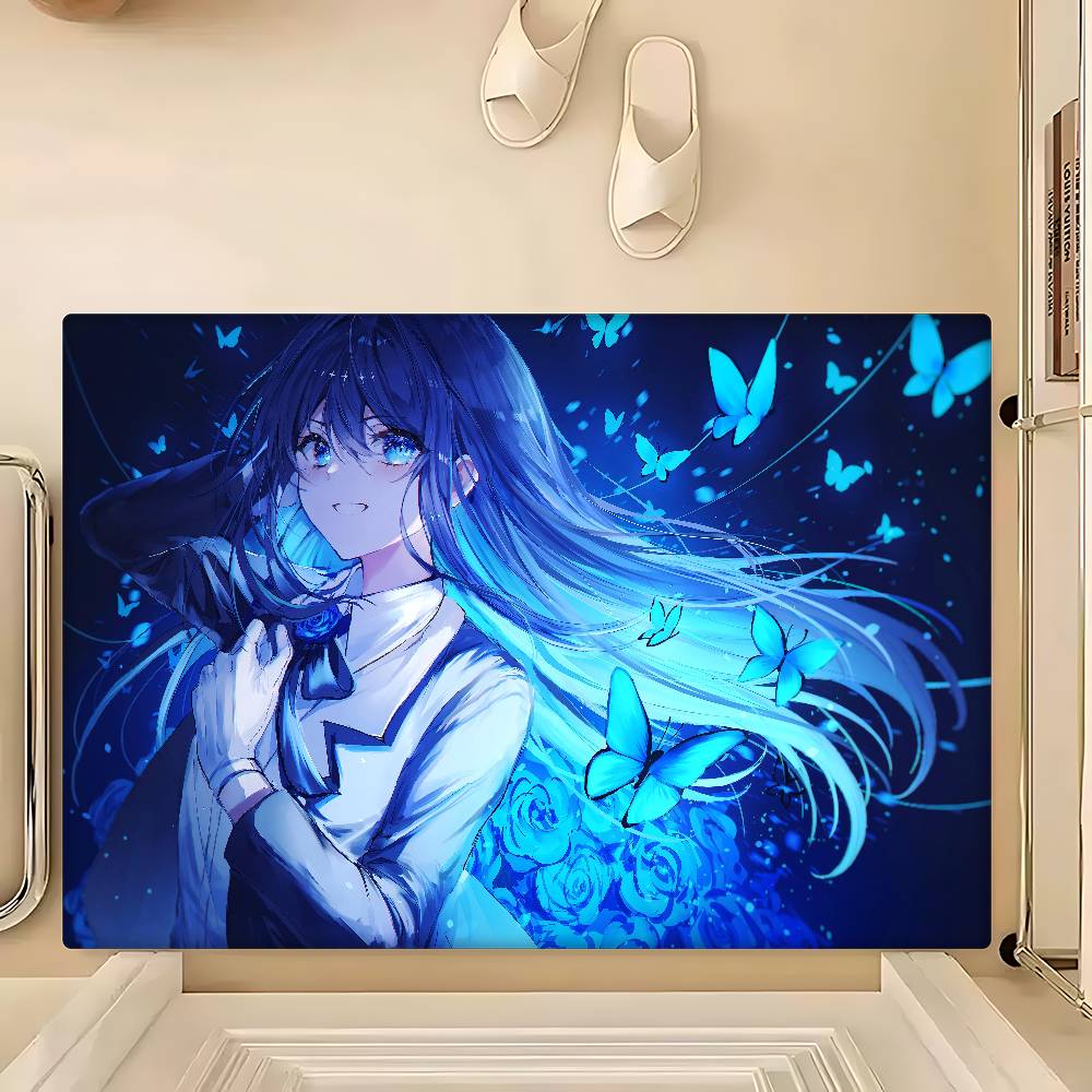 1pc Ado Bathroom Mat Kids Room Bedroom Decoration Balcony Anti-Slip Doormat Living Room Welcome Rug