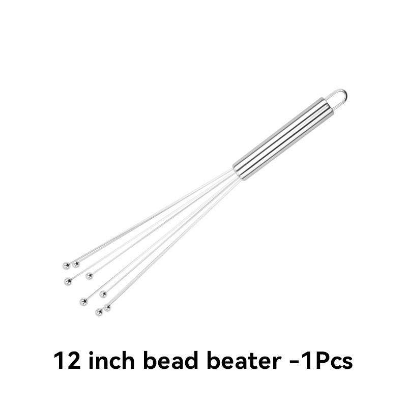 

1Pcs Stainless Steel Ball Whisk Wire Egg Whisk Kitchen Whisks for Cooking Blending Whisking Beating Egg Mixer Baking Tool