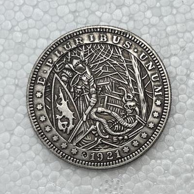 1921 USA Förenta staterna Hobo Nickel Minnesmärke Samlarobjekt Souvenirer Silvermynt