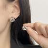 1 Pair Knot Earrings for Women, Hypoallergenic Small Stud Earrings, Woven Ball Knotted Statement Jewelry