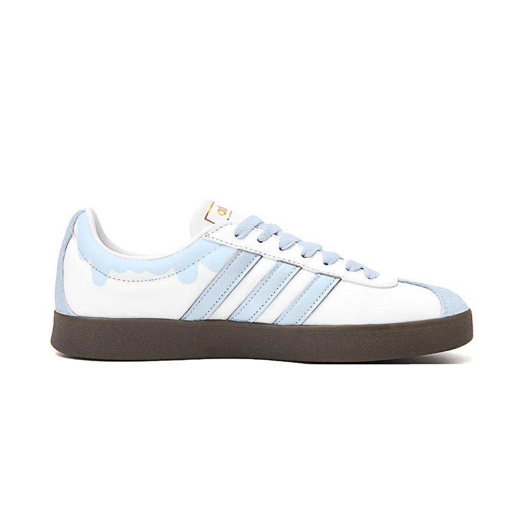 Adidas VL COURT 2.0 Starjoy Manufacturing, Blue Claw Shimmer Slip Resistant Cushioning Abrasion Resistant ID6015(Team914- )
