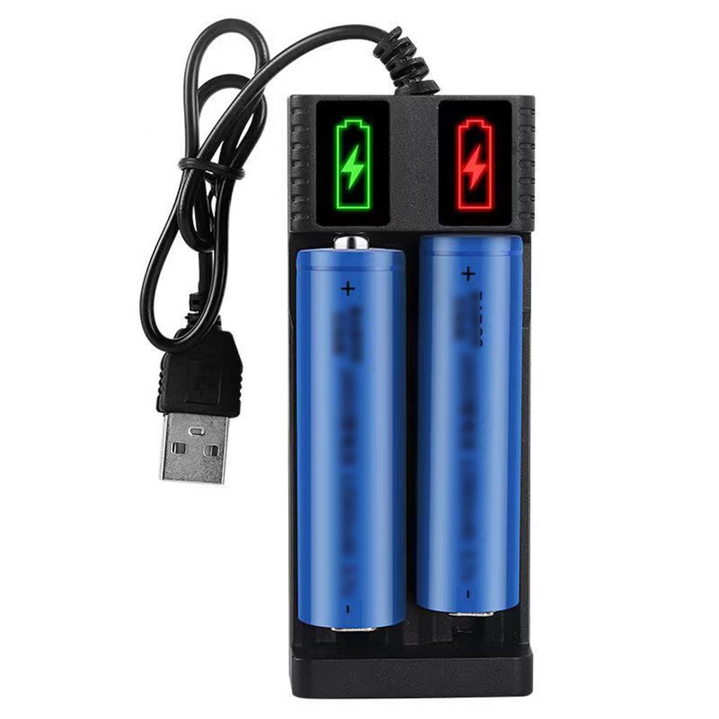 Intelligent 1/2 Slot Battery Case 18650 Battery Charging Adapter For 18650 Charging 3.7V Rechargeable Battery Charging Adapter