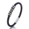 Viking Tattoo Braided Leather Bracelet Ethnic Retro Alloy Couple Wristband Unisex Fashion Jewelry