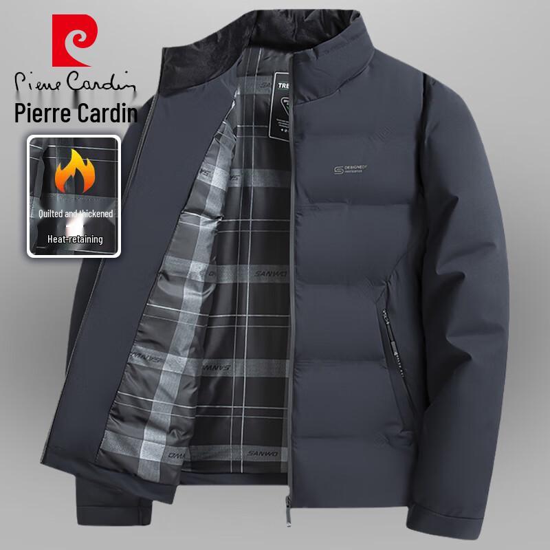 

Pierre Cardin Men s Padded Baseball Collar Jacket 5XL