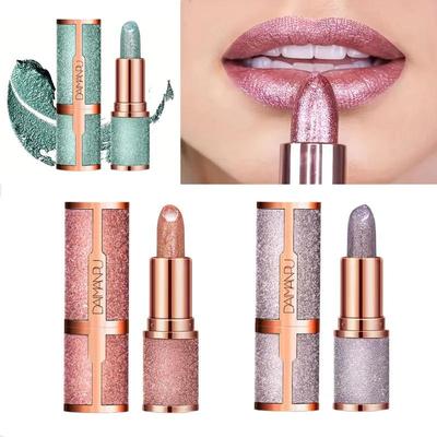 Třpytivá matná rtěnka se změnou teploty Vodotěsná Dlouhotrvající diamantové rtěnky Nepřilnavé Červená Růžová Tónovací make-up na rty Kosmetika