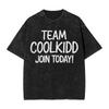 Funny Funny Quote Team C00lkidd Join Today Forsaken T-Shirts Men Pure Cotton Washed T Shirt  Short Sleeve Tees Plus Size Clothes