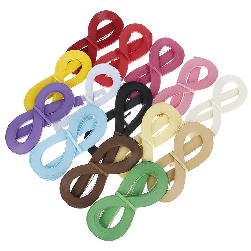 120Pcs/Set Paper Quilling Strips Set 5Mm 53Cm Paper For Craft Diy Quilling Tool