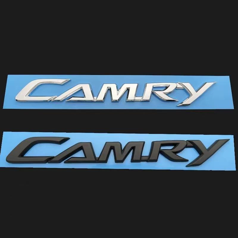 3D ABS high quality for Toyota Camry car Letter front Emblem Rear tail trunk Decals badge sticker Decal styling car Accessories