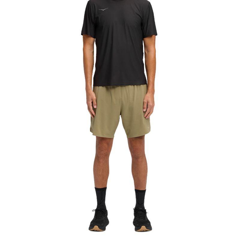 Hoka One One Running Multi-Pocket Knitted Breathable Sports Shorts Men shorts 1176972-WDMS