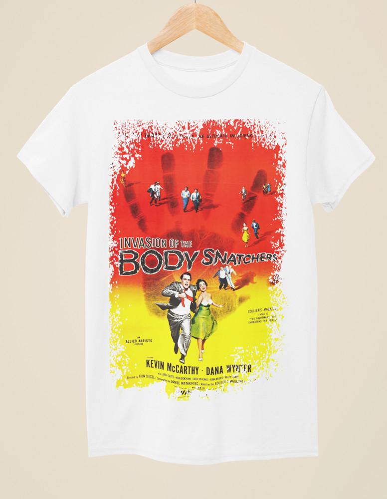 Invasion of the Body Snatchers - Movie Poster Inspired Unisex White T-Shirt Unisex T-Shirt XXXXL