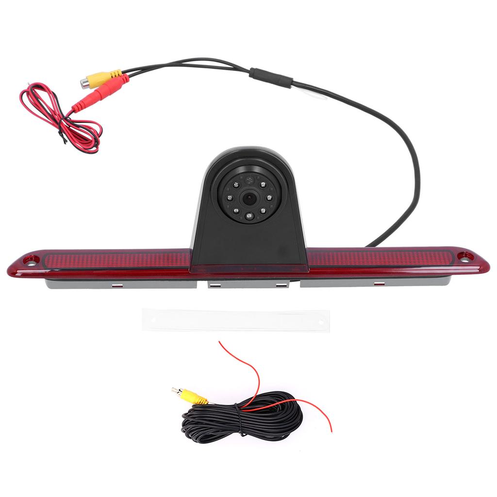 Luz de Freno Cámara de Visión Trasera 8 LED IR Visión Nocturna Apta para Mercedes Benz Sprinter 2007‑2019