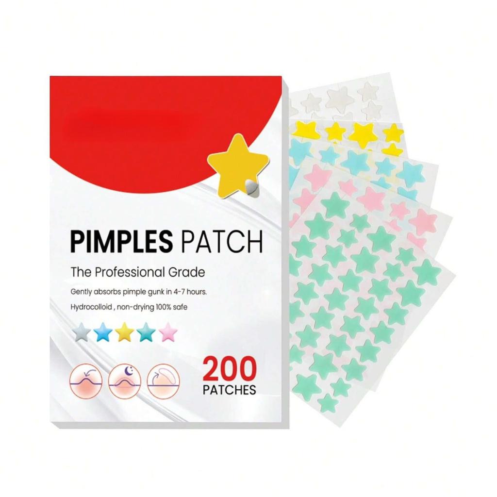 1 box Acne Patches Party Stickers Heart Star Decals Halloween Pimple Patch