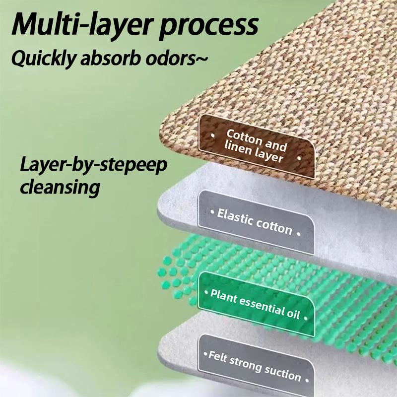 Mugwort Cotton And Linen Anti-odor Insoles Soft Soles Strong Sweat Absorption Breathability And Deodorization