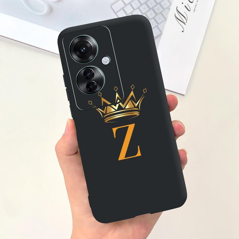 For OPPO Reno11F 5G Case CPH2603 Fashion Letters Phone Cases For OPPO Reno11 F Cover Reno 11F 11 F 5G Bumper F25 Pro Soft Fundas