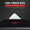 1pcs Car Tissue Box Holder Armrest Box Storage Case Car Styling For KIA Sportage Rio Ceed 2022 JD Soul Sorento Optima K5