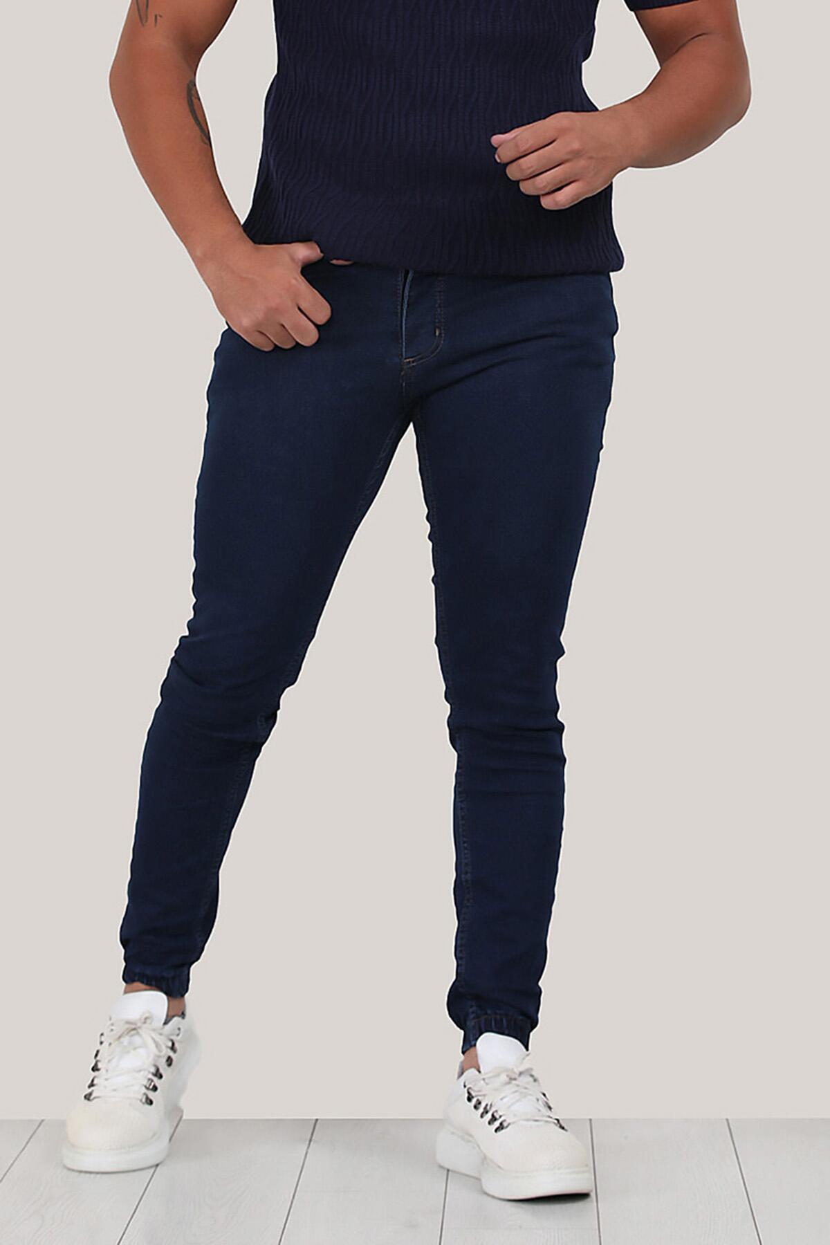 

Мужские брюки с эластичной резинкой 33 темно-синий