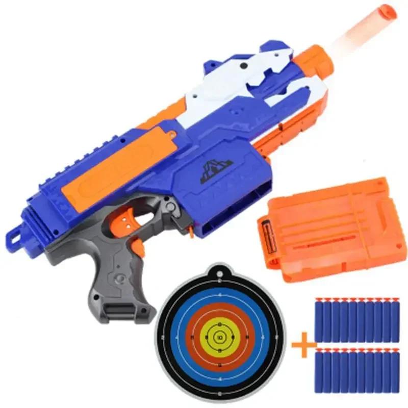 

Оружие для Nerf Gun Electric Darts Toy Airsoft Safe Soft 7.2CM Foam Bullets Boys Toys for Children Party Entertainment Gift