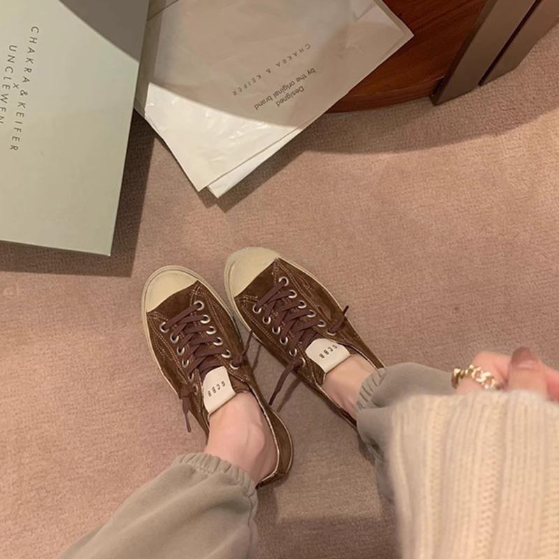 Studiolee Retro Versatile Color Matching Platform Casual Sports Board Shoes Women's Trendy Spring and Autumn