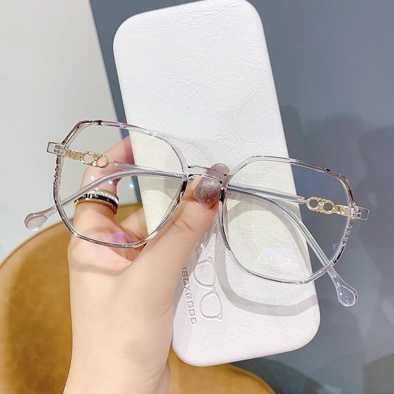Round Fashionable Frame Computer Anti Radiation Anti Blue Light Glasses Light Weight Eyeglass