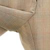 VINTAGE 70s 80s Check Pattern Trousers Pants beige Men's Used