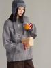 Japanese Atmosphere Retro Cartoon Jacquard Round Neck Women's Wool Sweater - New Winter Style N965C