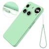 Luxury Liquid Silicone Case for Nothing Phone 3 Matte Shockproof Soft Bumper Lanyard Cover Funda for Nothing Phone3 A024