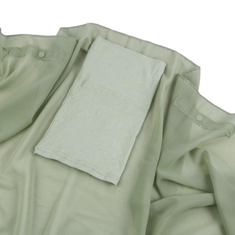 New Chiffon Lazy-Person Scarf with Magnetic Buckle - Anti-fall, Solid Color, Versatile, In Stock