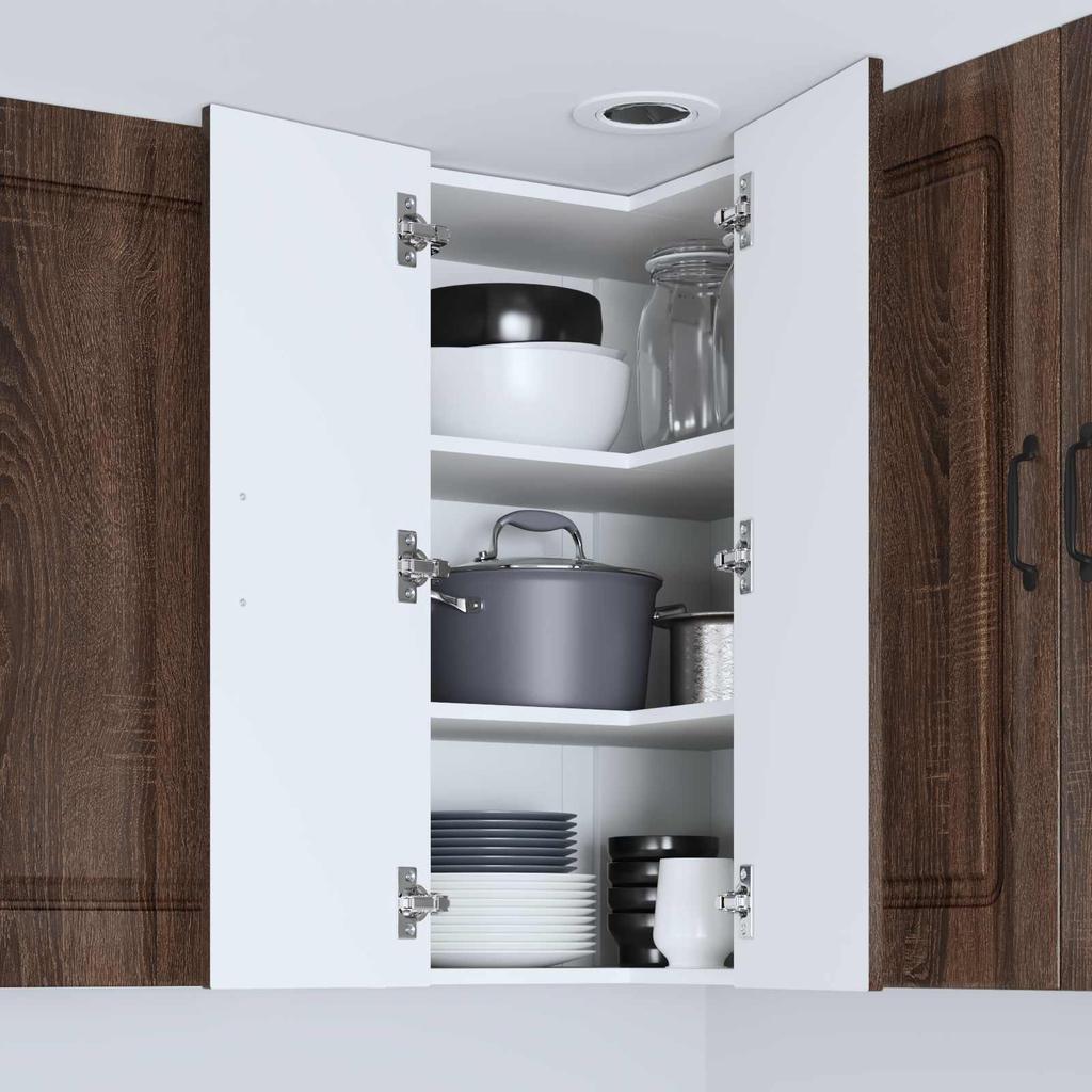 Dishwasher Front Panel Kalmar Brown Oak Effect 57 X 57 X 80 Cm