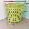 1 szt. duża 45 40 cm Plastikowe Kosze na Pranie z Uchwytami Duże Małe Perforowane Wentylowane Kosze Przenośne do Przechowywania Brudnych Ubrań
