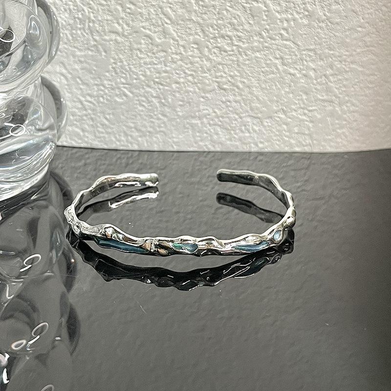 Нишевый Дизайн Чувство Браслет для Пары Холодный Ветер Личность Ретро Эмаль Продвинутое Чувство Открытый Браслет Женщины