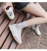 Sheepskin version~ New ballet women's light leather breathable casual shoes large size sports white shoes