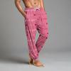 Men's Drawstring Pocket Cuffed Casual Pants Home Sleep Pants