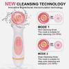 Cleansing Device, Waterproof Dual-Rotation Face Scrubber Exfoliator with 3 Brush Heads, for Cleans