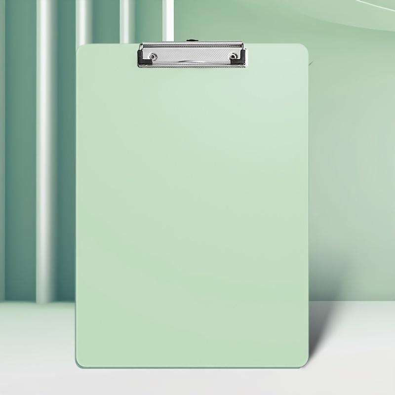 

1pc A4 Size Vertical Clipboard, Multi-Functional Writing Pad, Durable PP Material, Ideal for School, Home, Office, Studio Use зелений