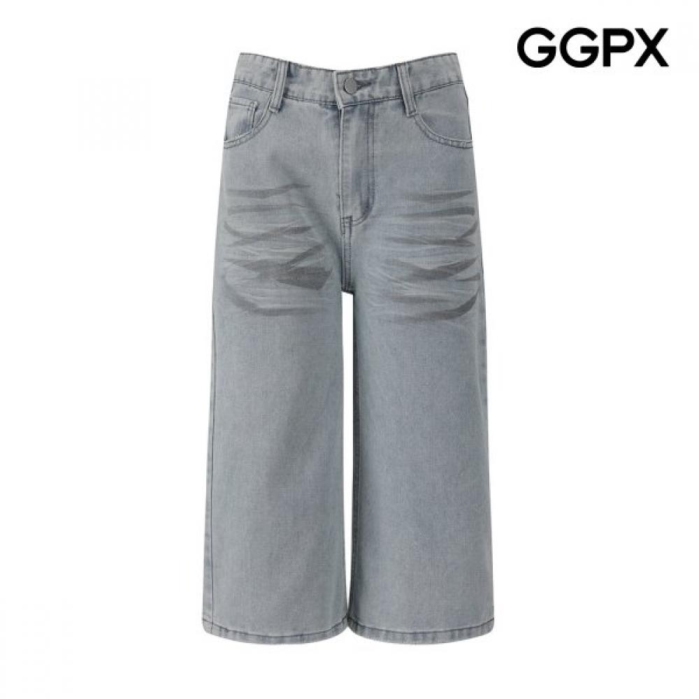 Ggpx New York Washed Capri Denim Pants Gq5pt023f sky blue/S