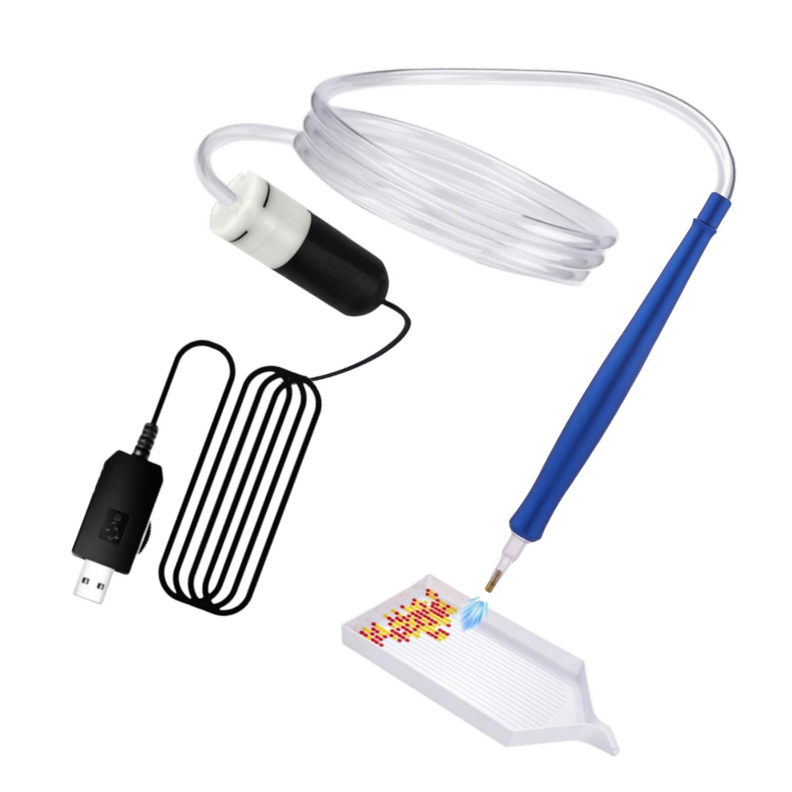 

Wireless Gemstones Art Pen USB Powered Vacuum Technology 5D Gemstones Painting Accessories For Professional DIY Enthusia 1 синий