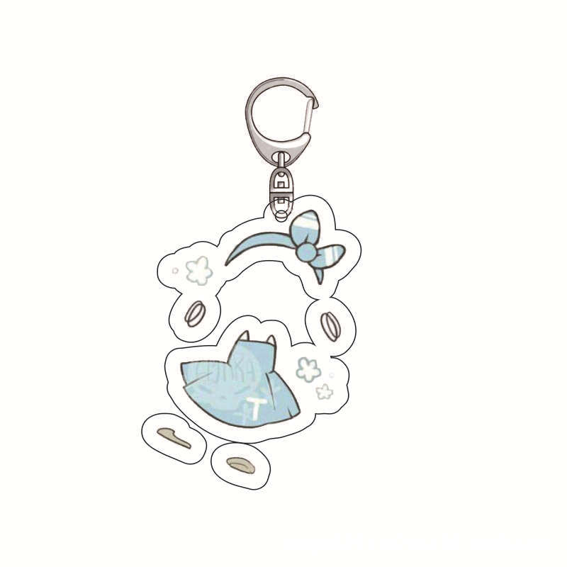 

My Superhero Academia Anime Animation Keychain Acrylic Charm Izuku Midoriya Shoto Todoroki Pendant Accessories Official Merchandise 5.5CM
