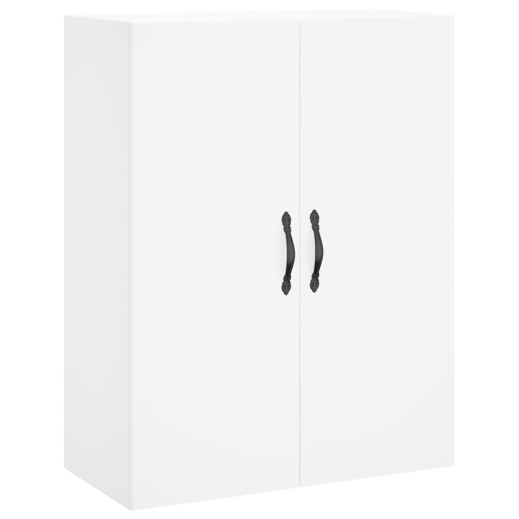Vidaxl Display Cabinet, White, 69.5X34X180 Cm, Wood-Based Material
