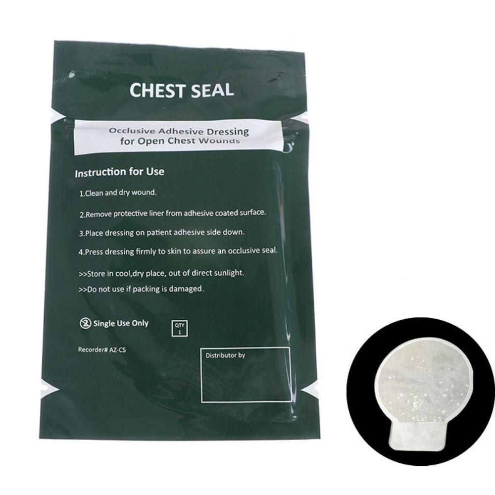 Advanced Adhesive Trauma Sticker Patch Occlusive Adhesive Outdoor Chest Seal  Survival