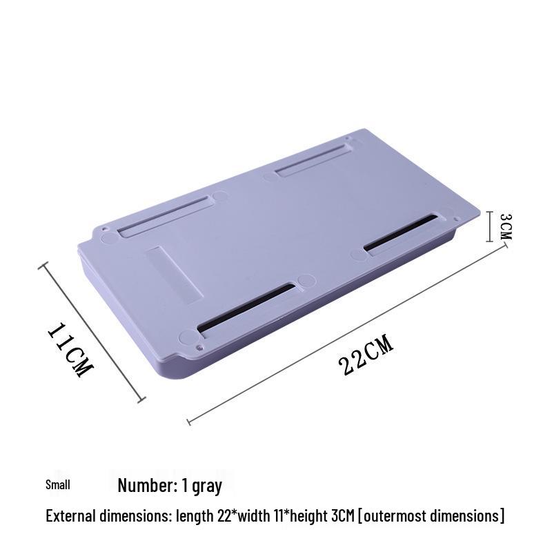 

Hidden Drawer Storage Box - Punch-Free Desk Organizer, Compact Stationery & Sundries Solution