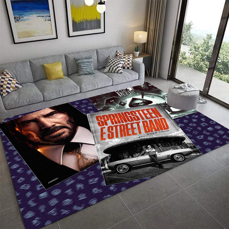 

Джей-Джон Уик Принт Ковер Модный Коврик для Йоги Спальня Декоративный Ковер Гостиная Ванная Декоративный Напольный Коврик Подарок на День Рождения 40x60cm