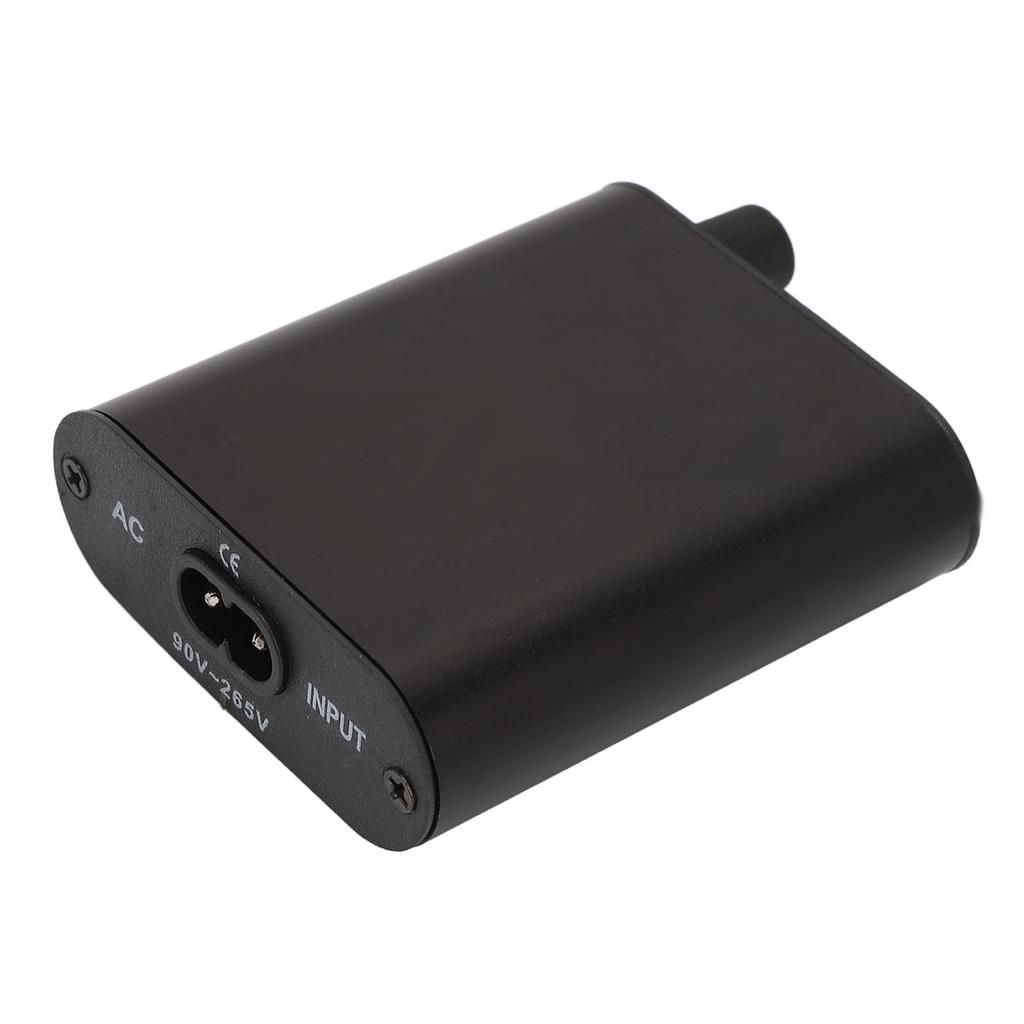 Tattoo Power Supply Pedal Clip Cord Set Voltage Adjustable Powerful Portable Tattoo Supplies Kit 90‑265V EU Plug