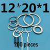 Thickened Galvanized Iron Flat Washer: Small Outer Diameter, Narrow Edge