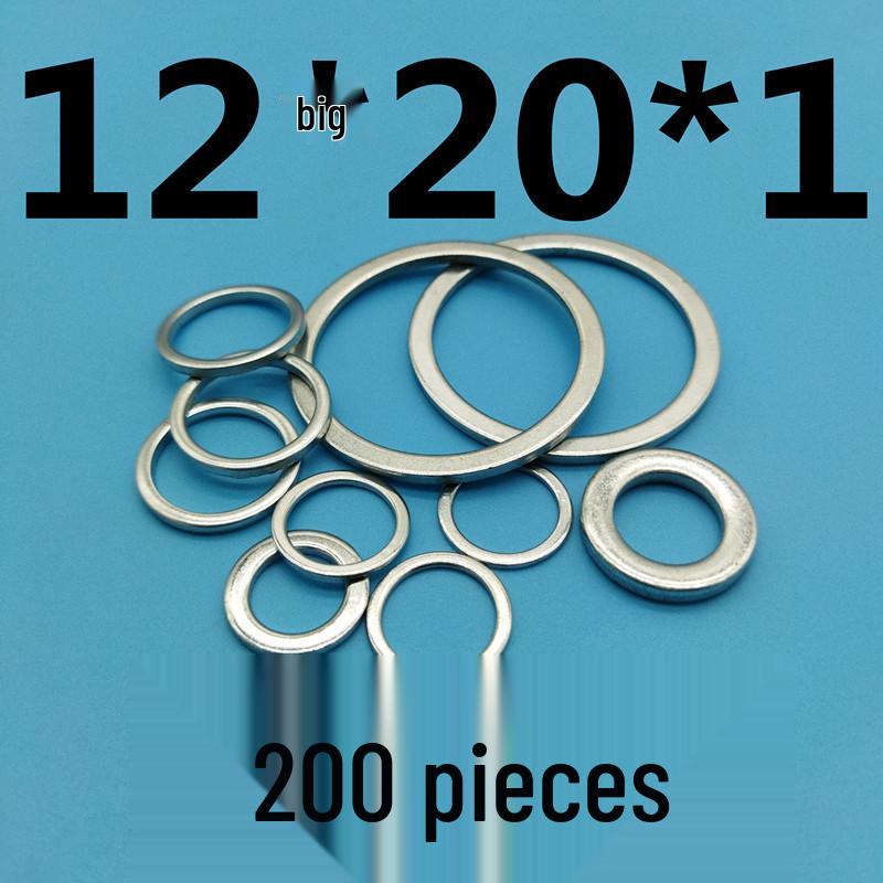 Thickened Galvanized Iron Flat Washer: Small Outer Diameter, Narrow Edge